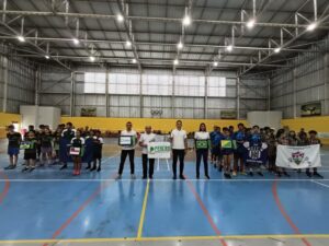 Atletas durante Badminton Acre Regional Norte em Rio Branco