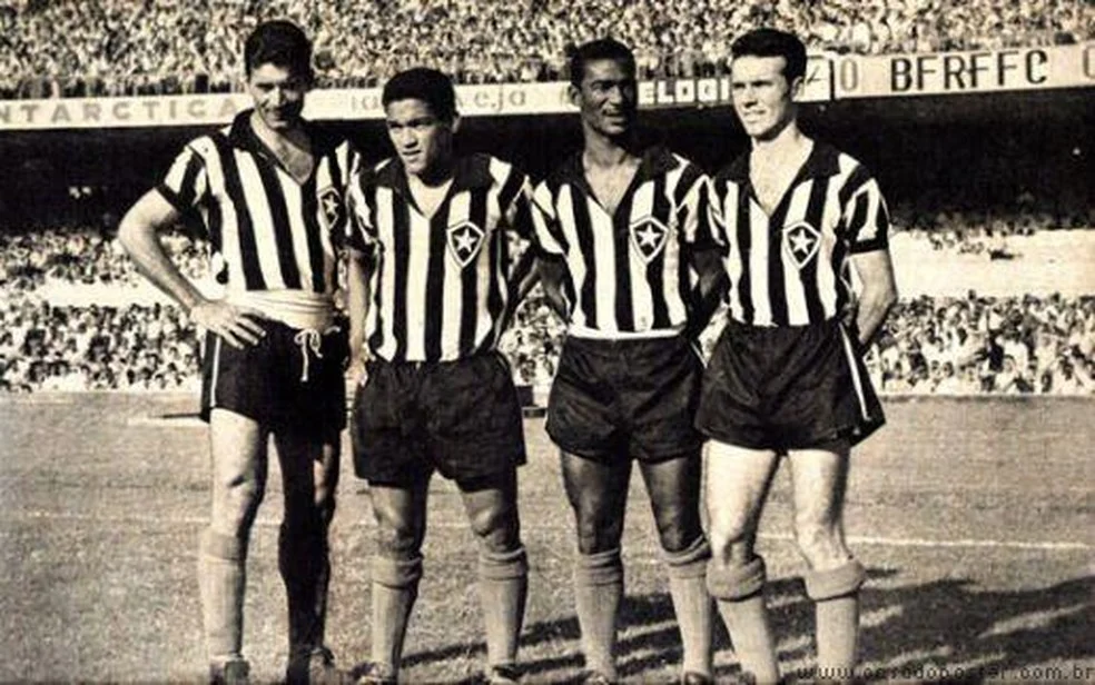 Nilton Santos, Garrincha e Didi — Botafogo em Copas do Mundo