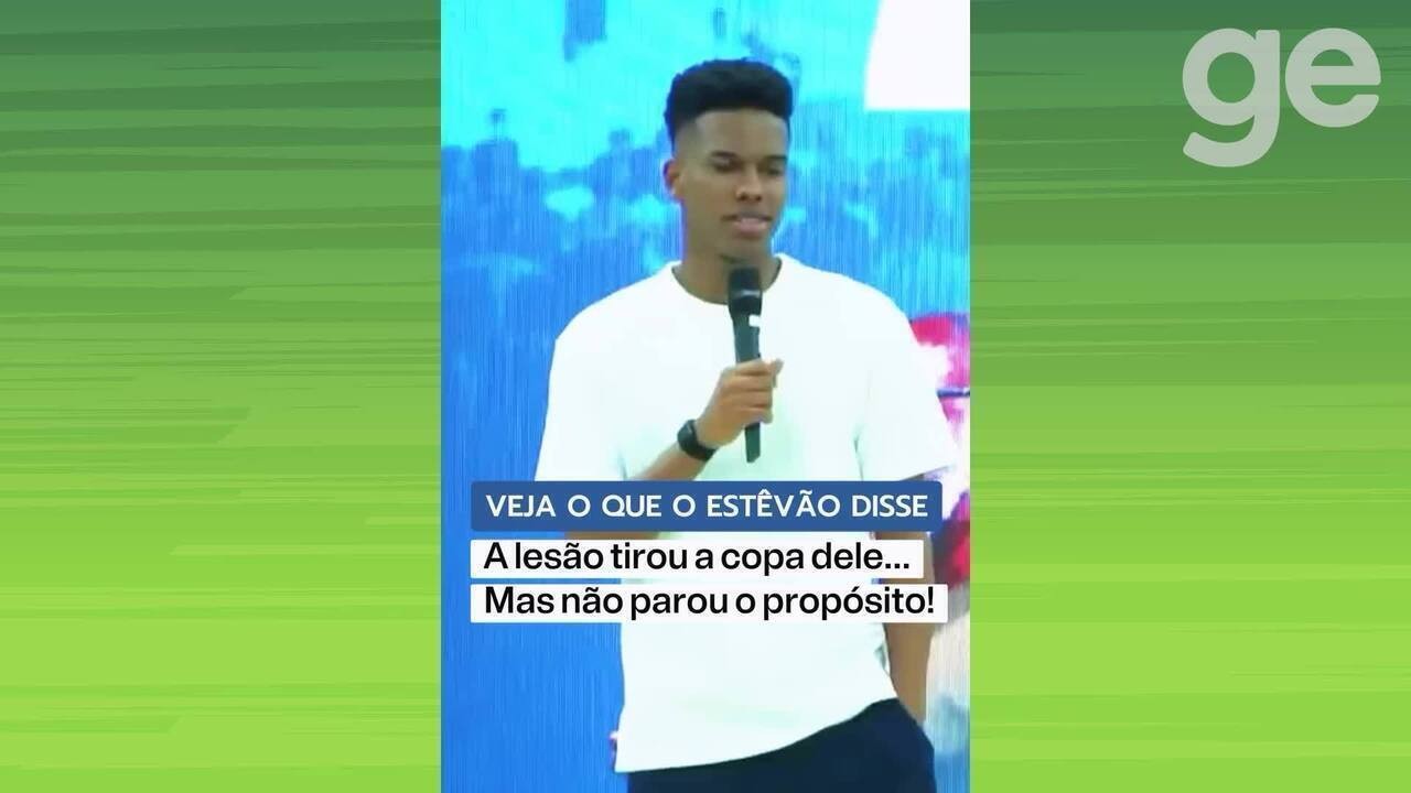 Estêvão durante recuperação após lesão na coxa