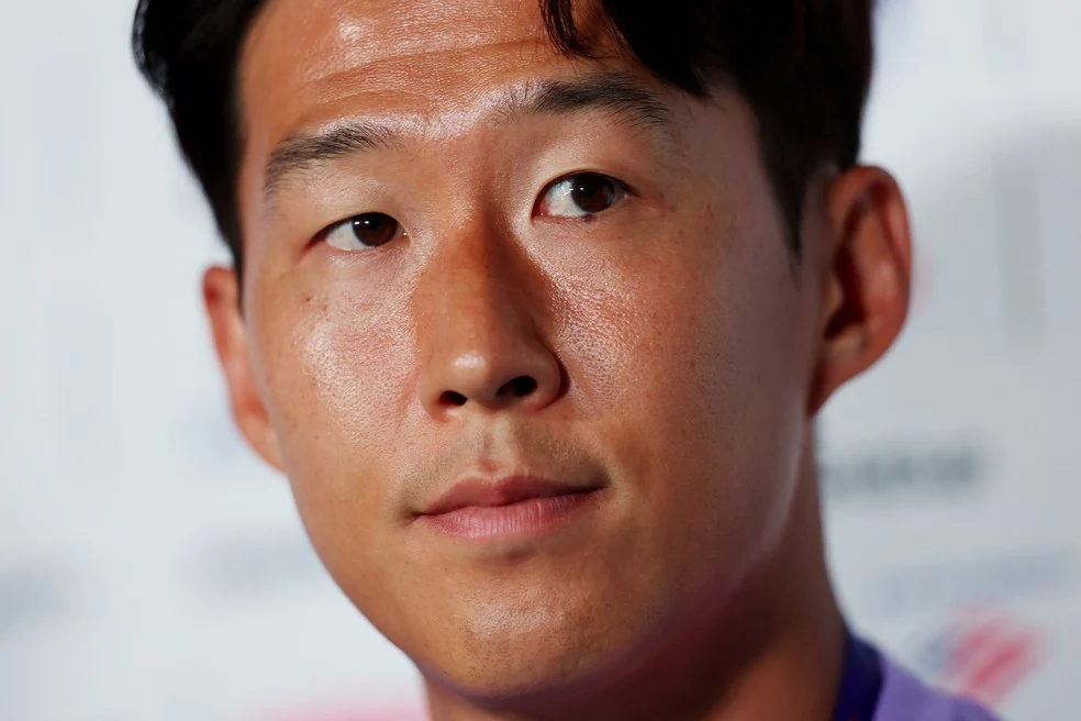 Son Heung-min em entrevista coletiva — Son Heung-min