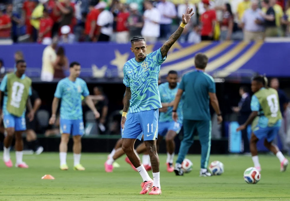 Al Hilal quer Raphinha - Raphinha em ação na Copa