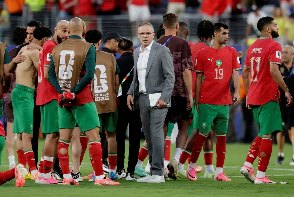Marrocos invicto em 30 jogos: lance do jogo Brasil x Marrocos