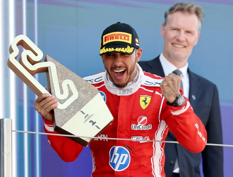 Hamilton encerra jejum da Ferrari ao vencer em Barcelona