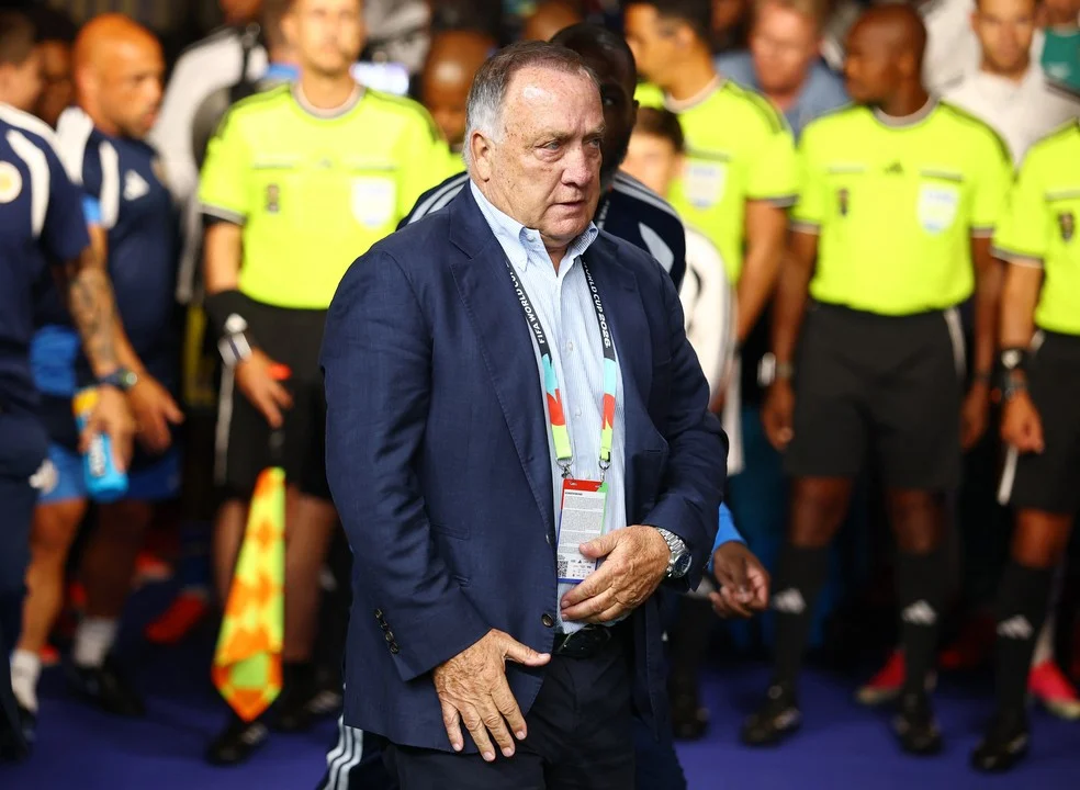 Dick Advocaat em Alemanha x Curaçao