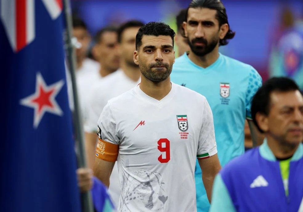 Taremi e delegação do Irã nos EUA
