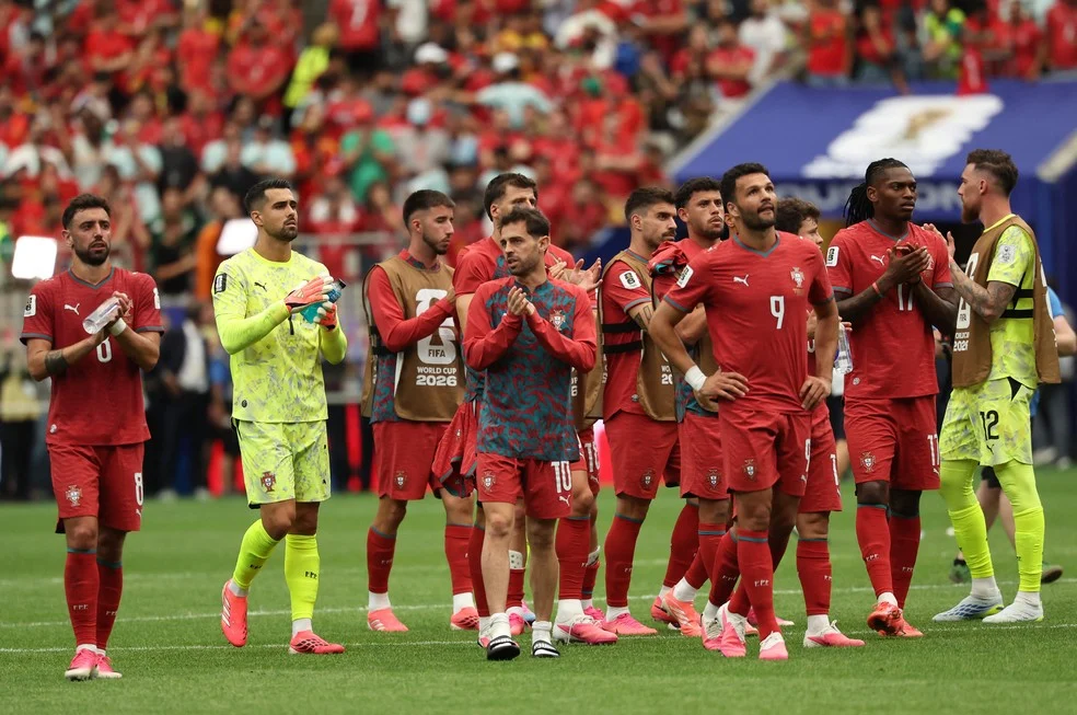 estreia de Portugal: lance do jogo contra RD Congo
