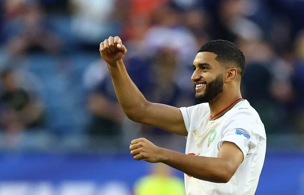 Ismael Saibari comemorando gol — Ismael Saibari