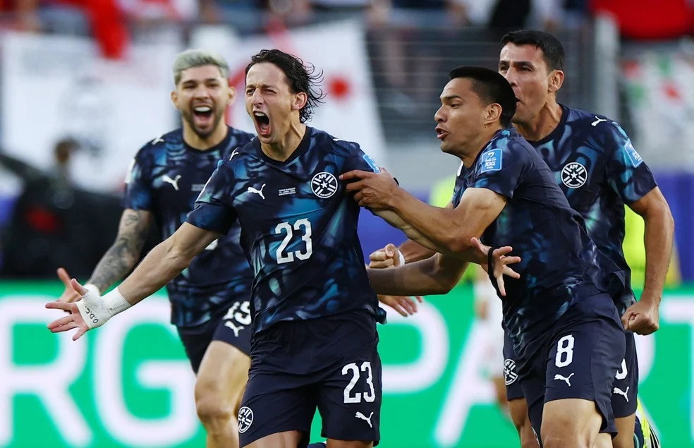 Matías Galarza comemora gol mais rápido na Copa do Mundo