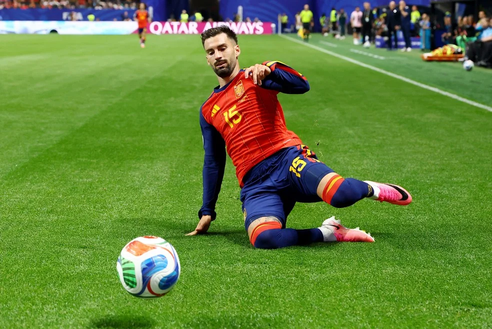 Espanha na Copa: jogadores comemoram após goleada