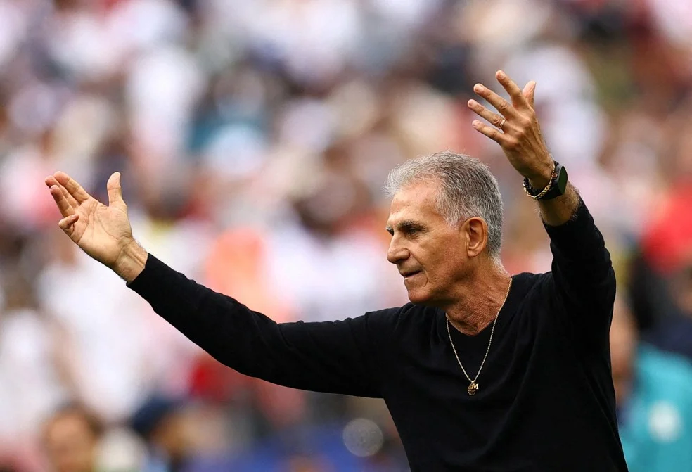 Carlos Queiroz durante Inglaterra x Gana