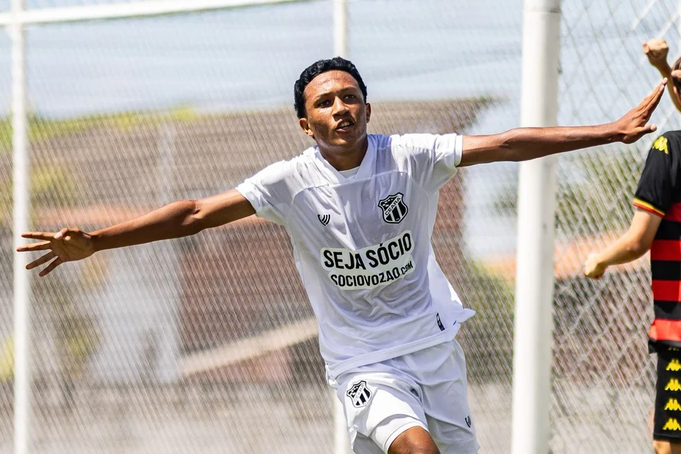 Kayck Pará convocado — meio-campista da base do Ceará