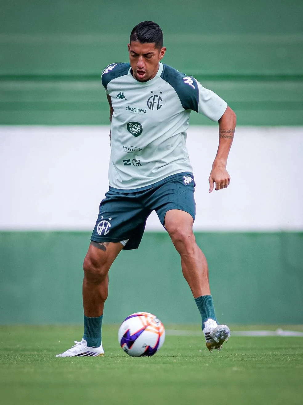 Ralf no Guarani durante treino