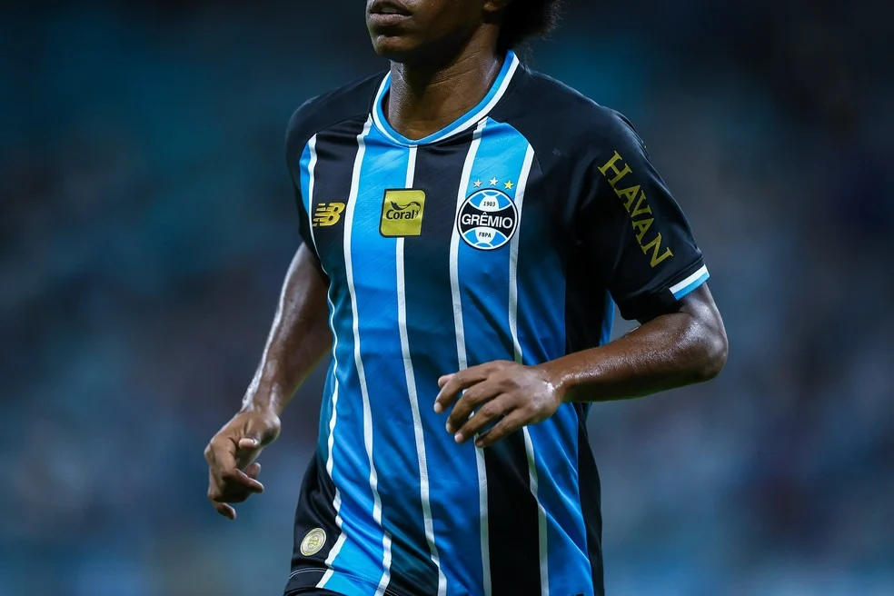 Camisa do Grêmio sem patrocínio máster
