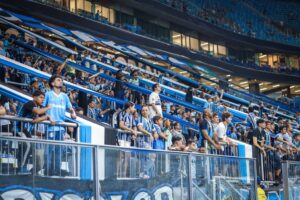 Torcida do Grêmio na Arena — Média de pagantes por jogo