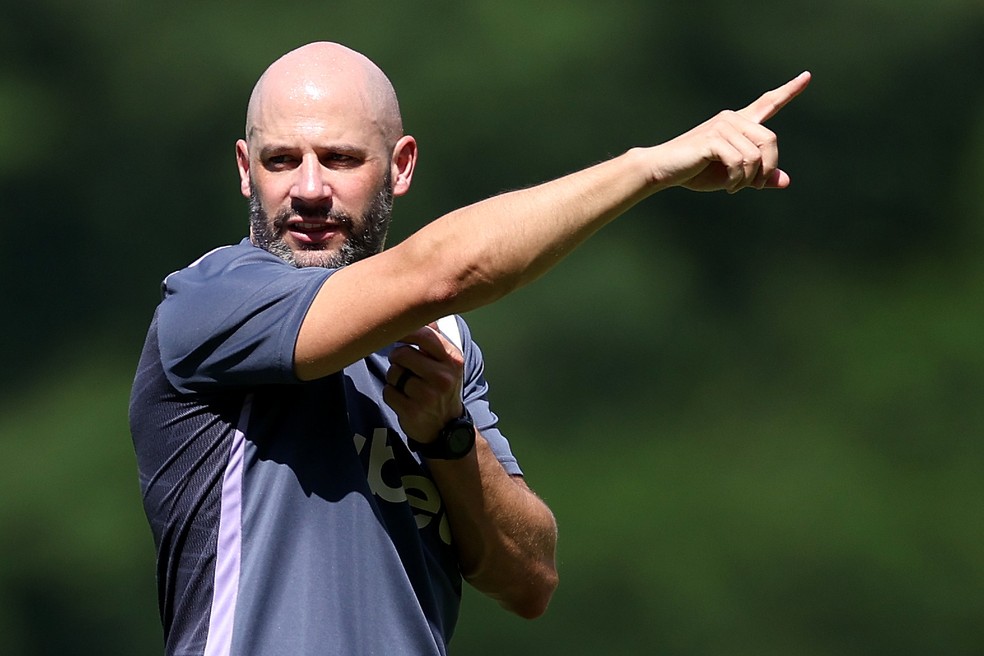 Jogadores do Botafogo em treino durante preparação para intertemporada na Rússia