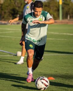 Marcos Júnior no Cuiabá em treino no CT Manoel Dresch