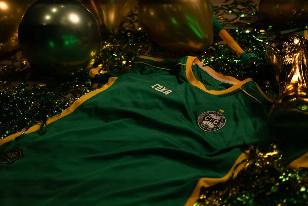 camisa comemorativa Coritiba SeleCoxa inspirada em Taffarel