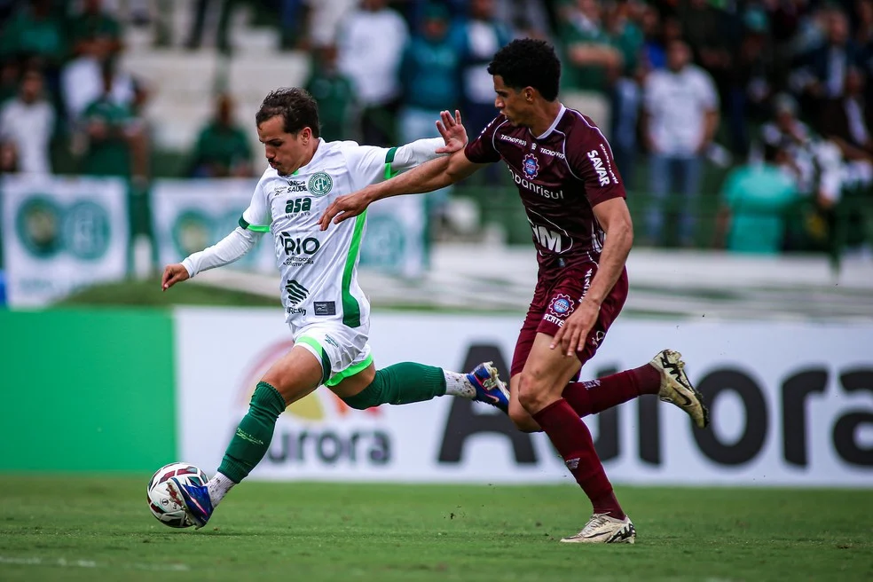 Guilherme Cachoeira em ação - Guarani na Série C