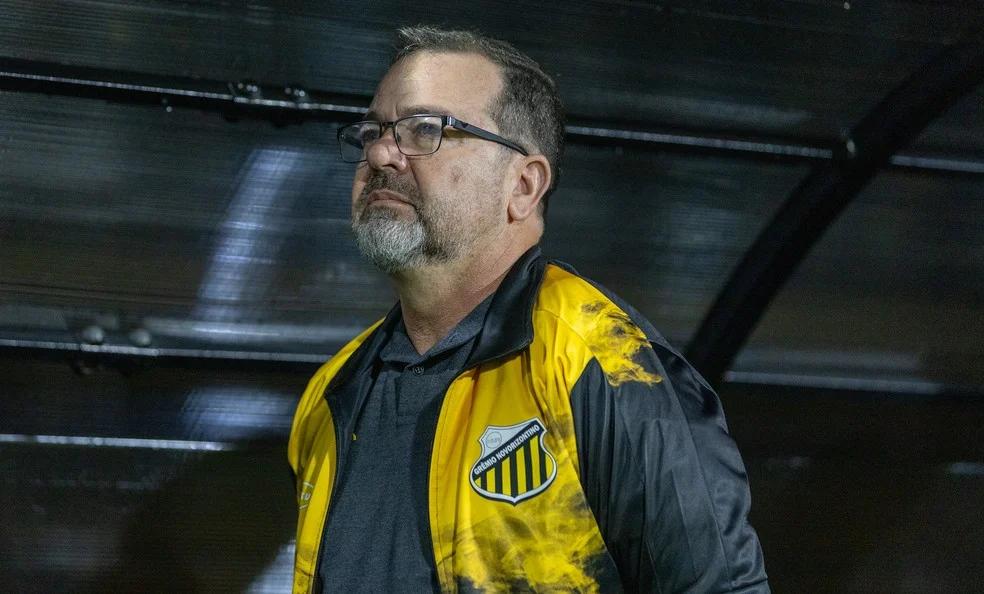 Enderson Moreira no empate do Novorizontino