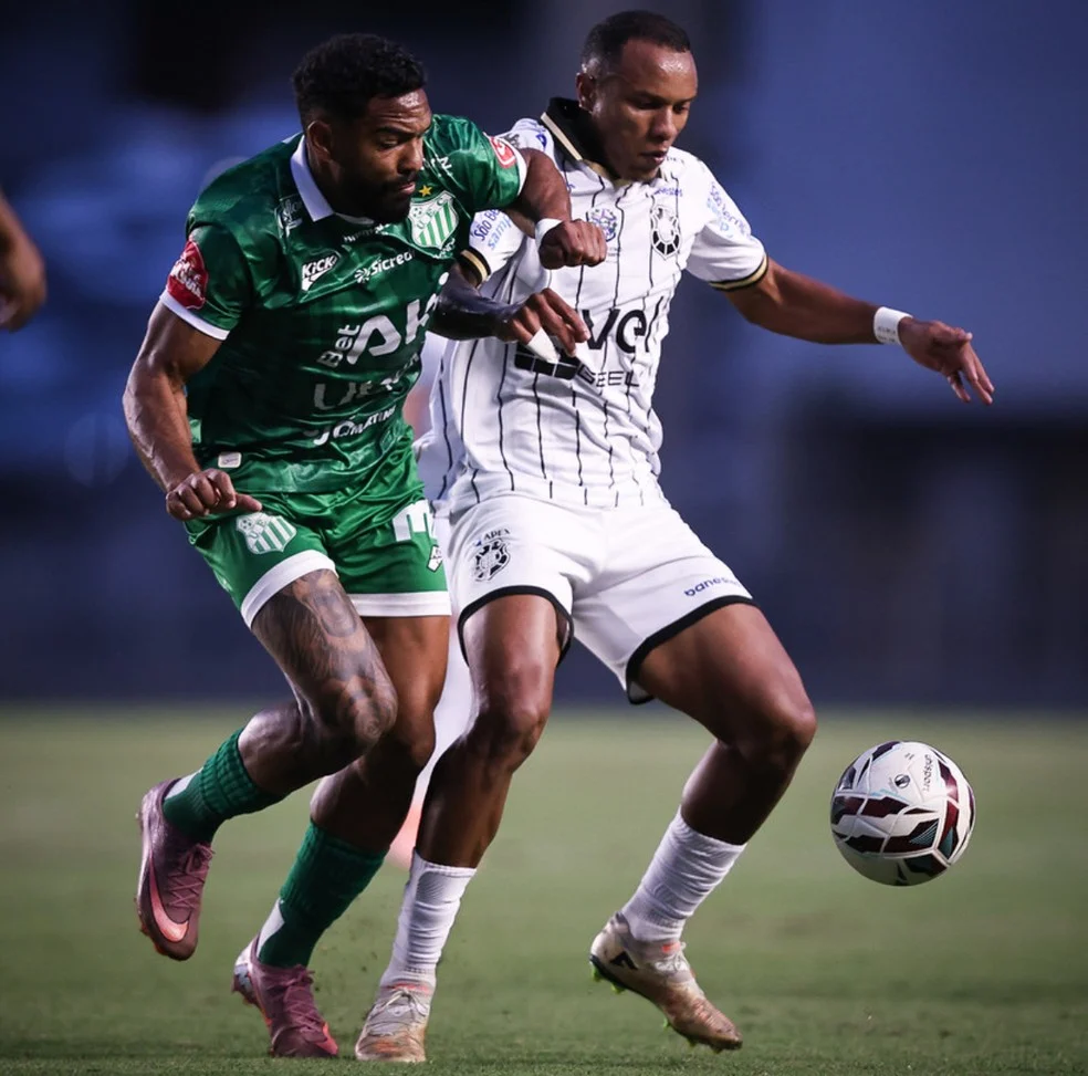 Rio Branco-ES Série D em lance durante jogo contra o Uberlândia