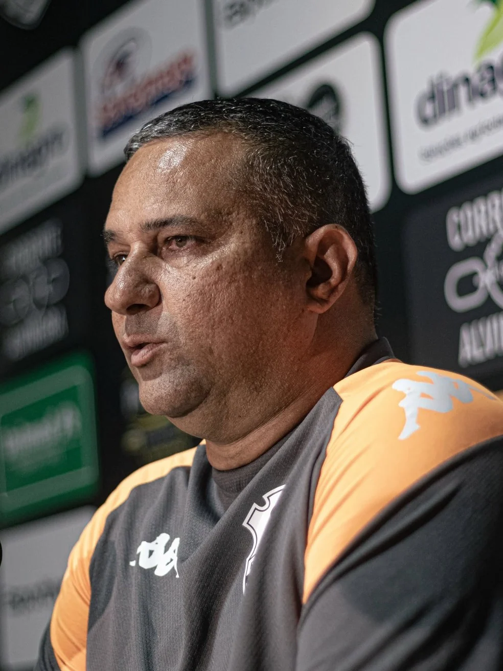 Raphael Pereira durante preparação do Comercial na Copa Paulista