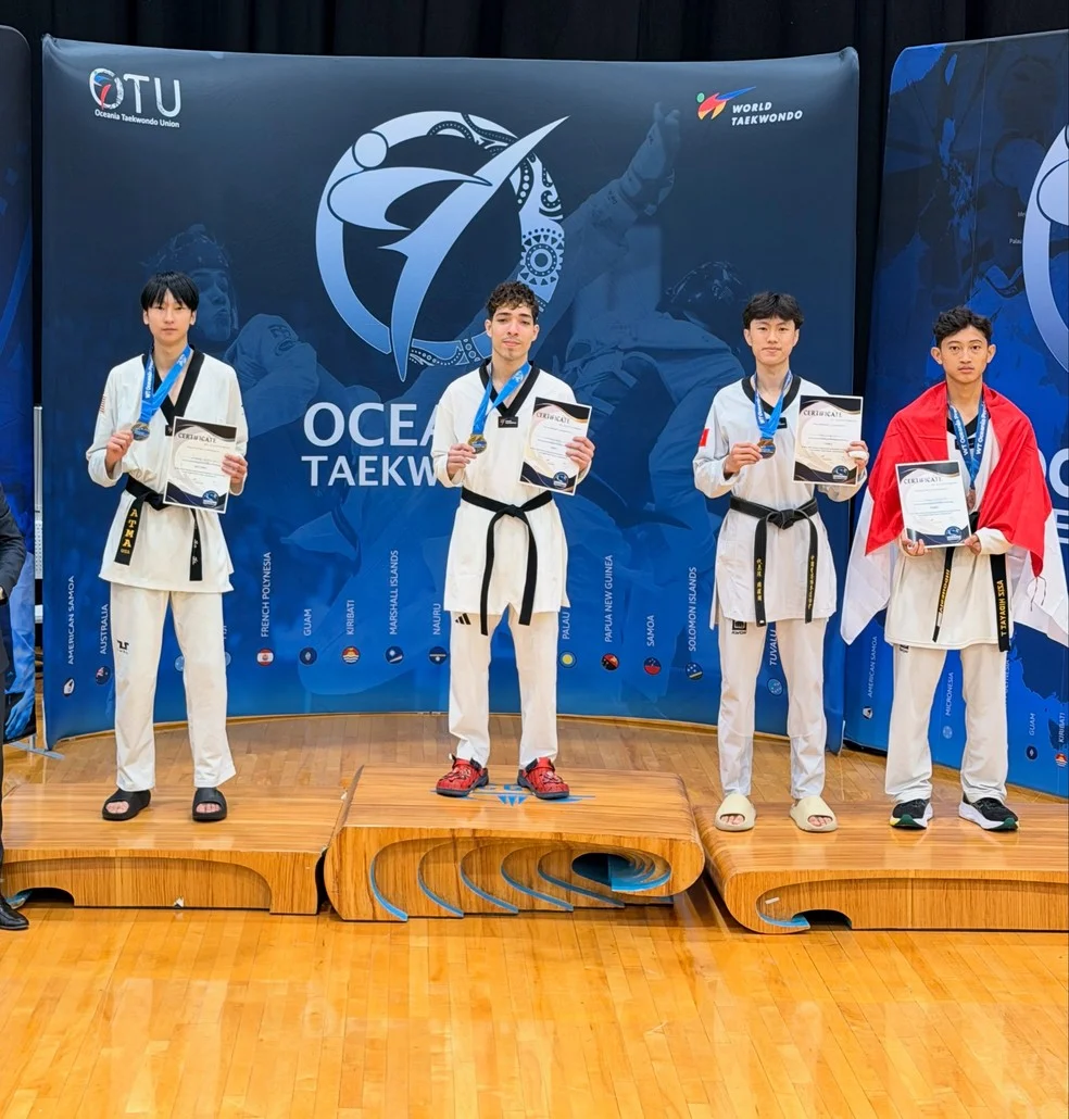 Giovanni Aubin em ação na President’s Cup da Oceania — Giovanni Aubin