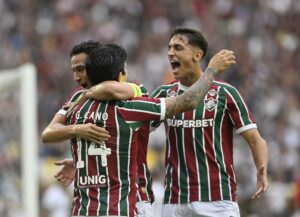 Facundo Bernal do Fluminense em ação
