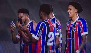 Maranhão busca reação: jogadores do Maranhão em ação no Castelão