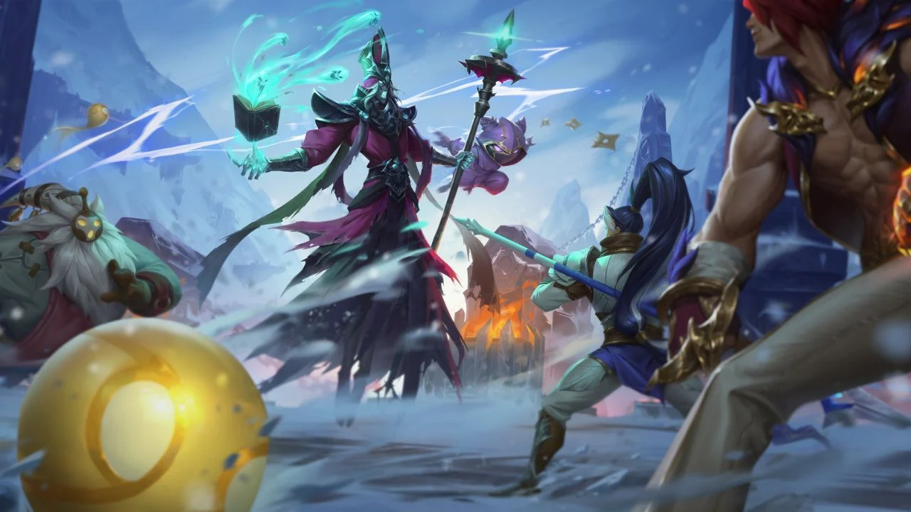 Cena do modo ARAM Desordem aprimoramentos em destaque