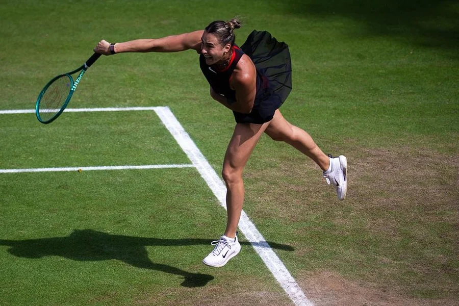Sabalenka busca virada em partida