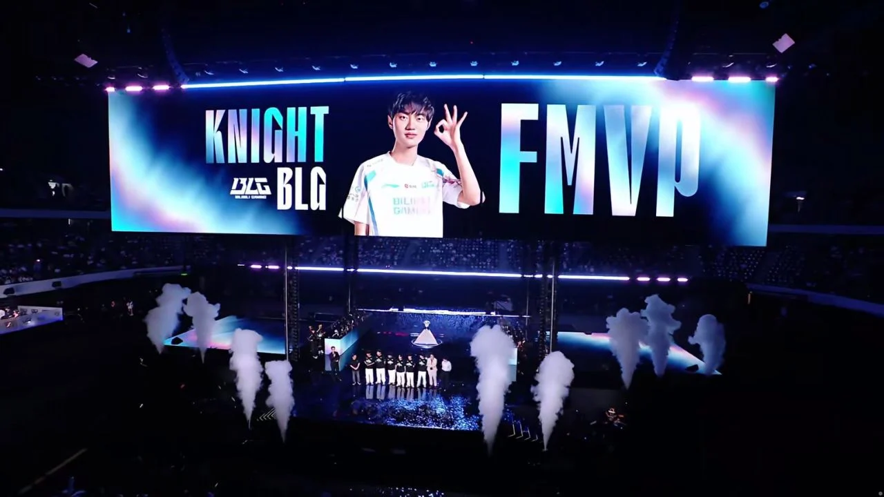 Knight FMVP LPL em comemoração