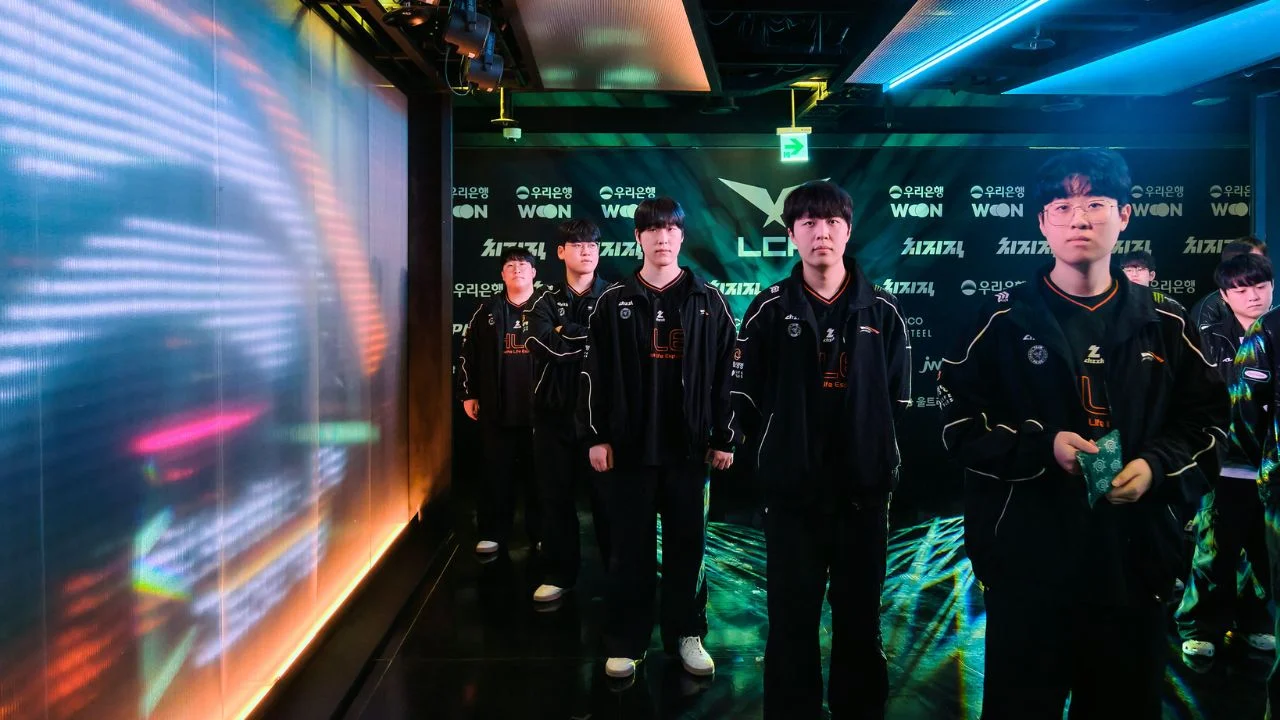 T1 contra HLE em partida da LCK 2026