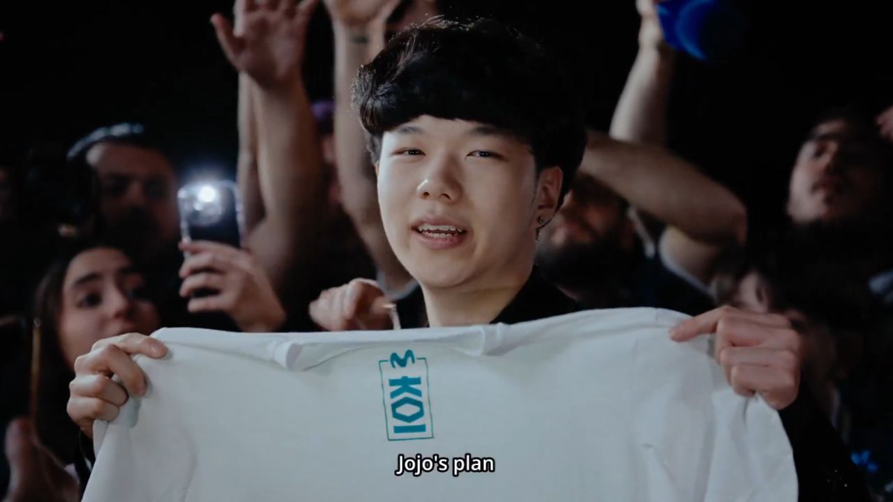 Jojopyun, mid laner da Movistar KOI, durante partida da LEC 2026