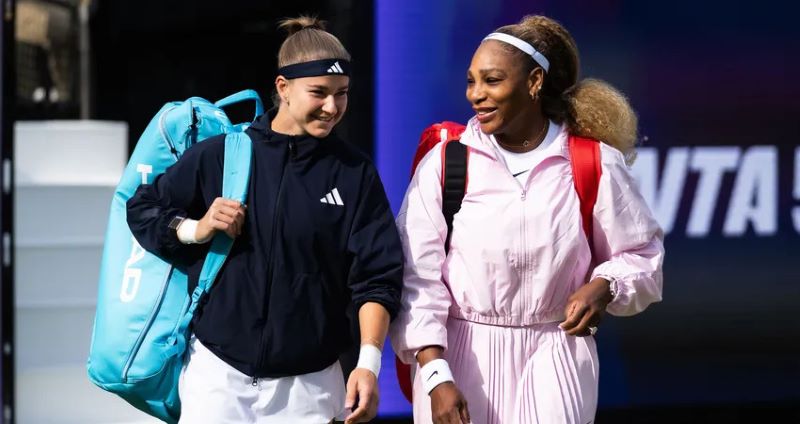 Serena e Venus reunidas nas quadras - Serena e Venus