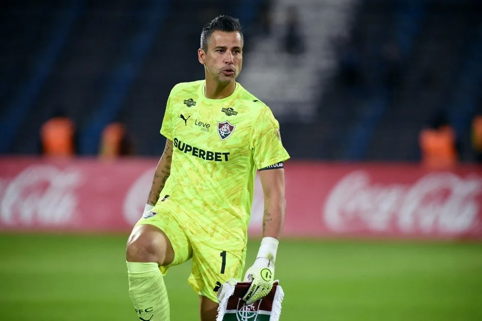 Fábio em defesa pelo Fluminense — Destaque do Fluminense