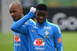 Luiz Henrique em treino na Granja Comary
