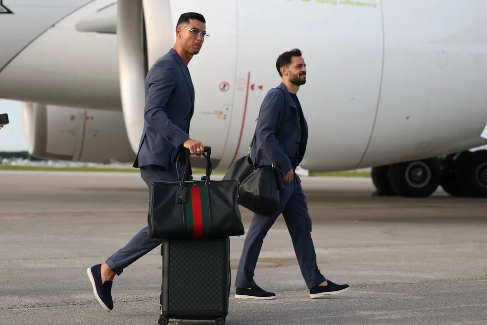 Portugal chega aos Estados Unidos: Cristiano Ronaldo desembarca na Flórida