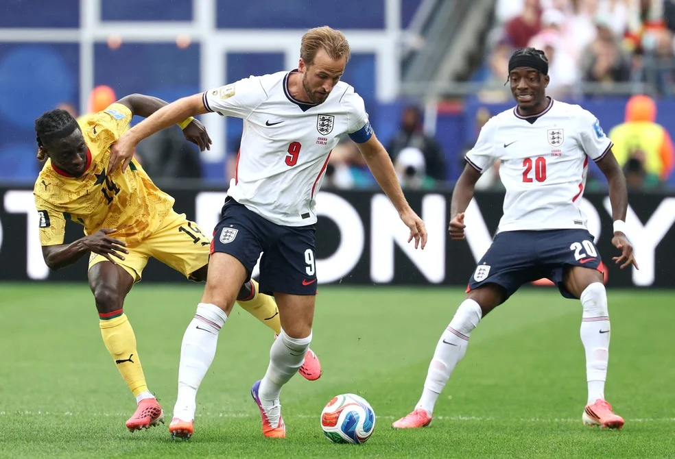 Imagem de Inglaterra e Gana em Boston com Harry Kane