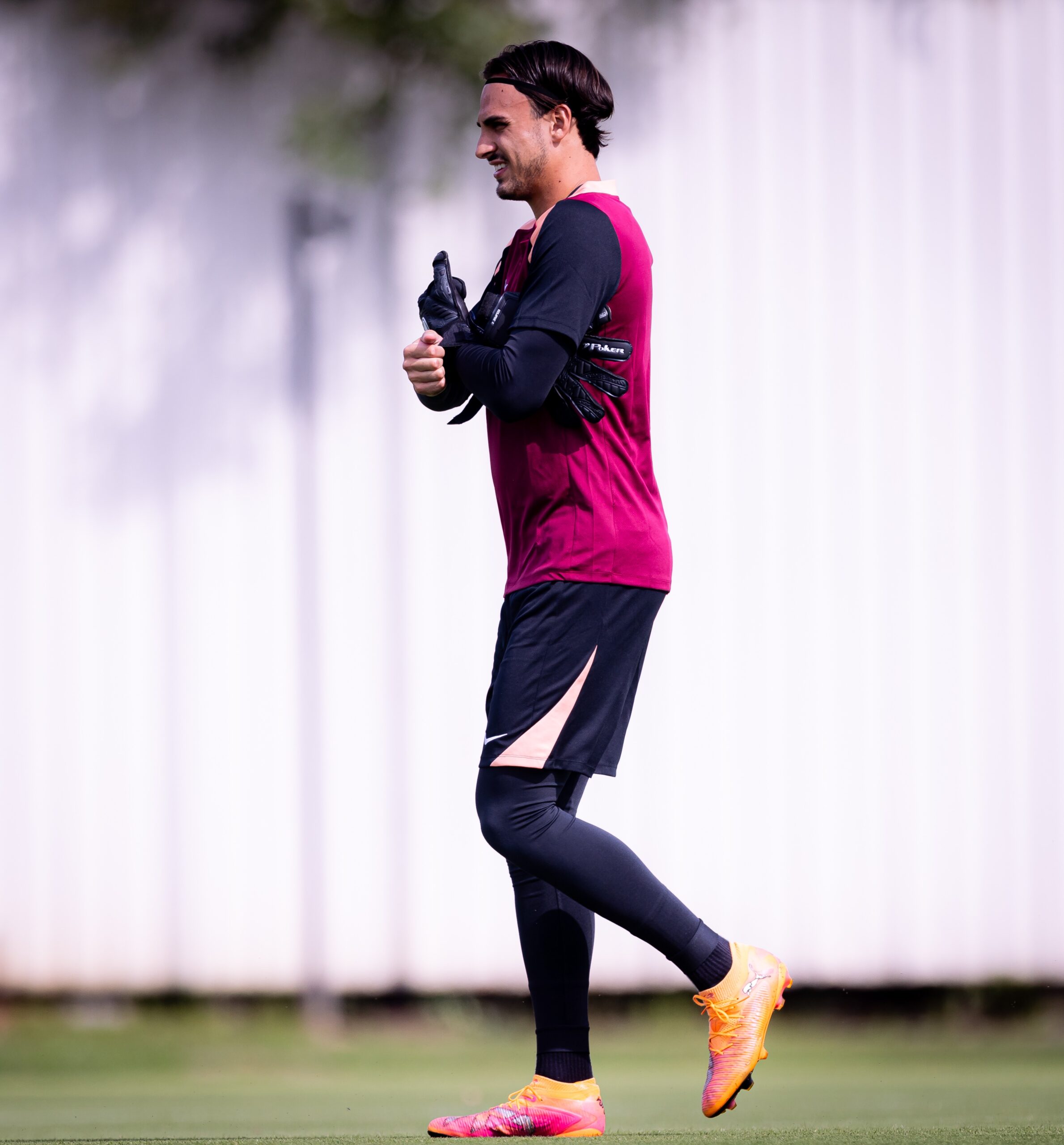 Matheus Donelli, goleiro do Corinthians, em campo
