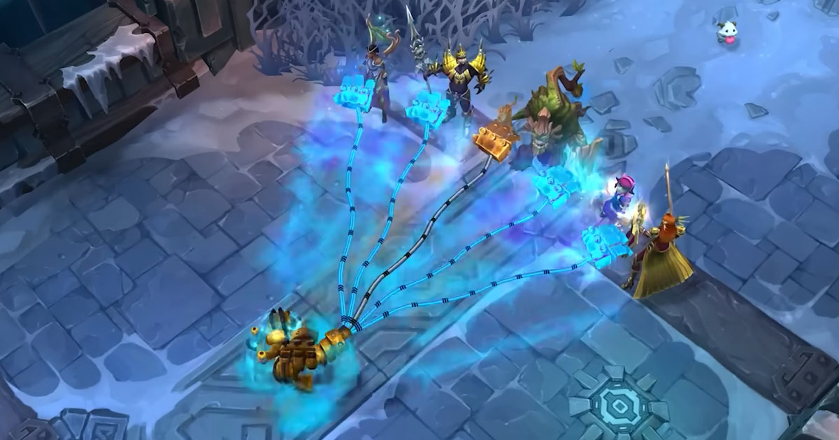 Arte do patch 26.12 com aprimoramentos no ARAM