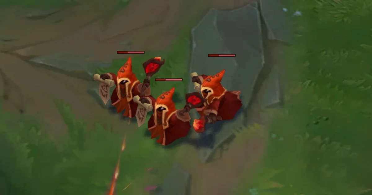 Jogador usando assistência de Last Hit no LoL