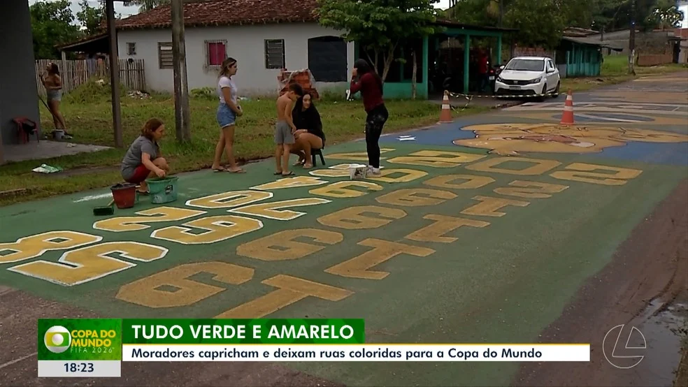 decorar as ruas em Benevides para a Copa