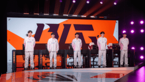 Jogadores da Bilibili Gaming comemoram - BLG MSI 2026