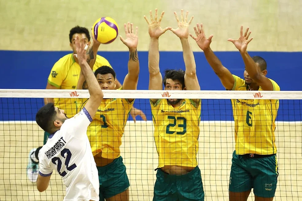 Seleção brasileira na VNL — Brasil x Bélgica