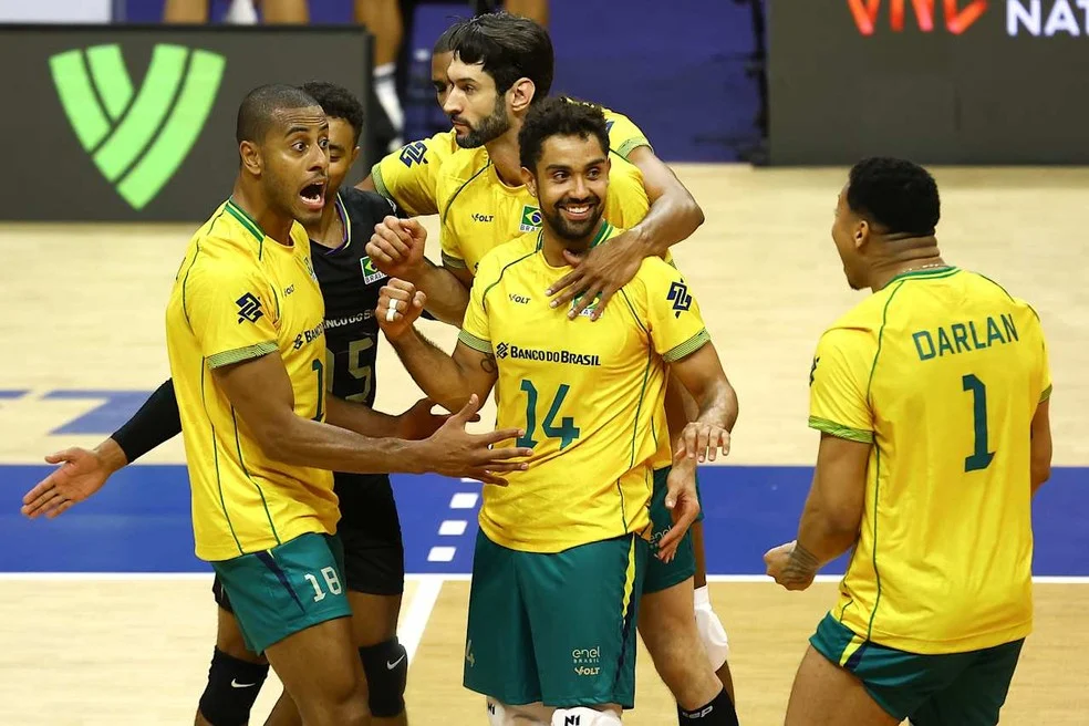 Brasil x Sérvia na VNL em Brasília