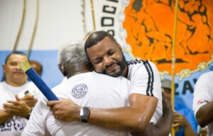Capoeira de Santos em atividade cultural