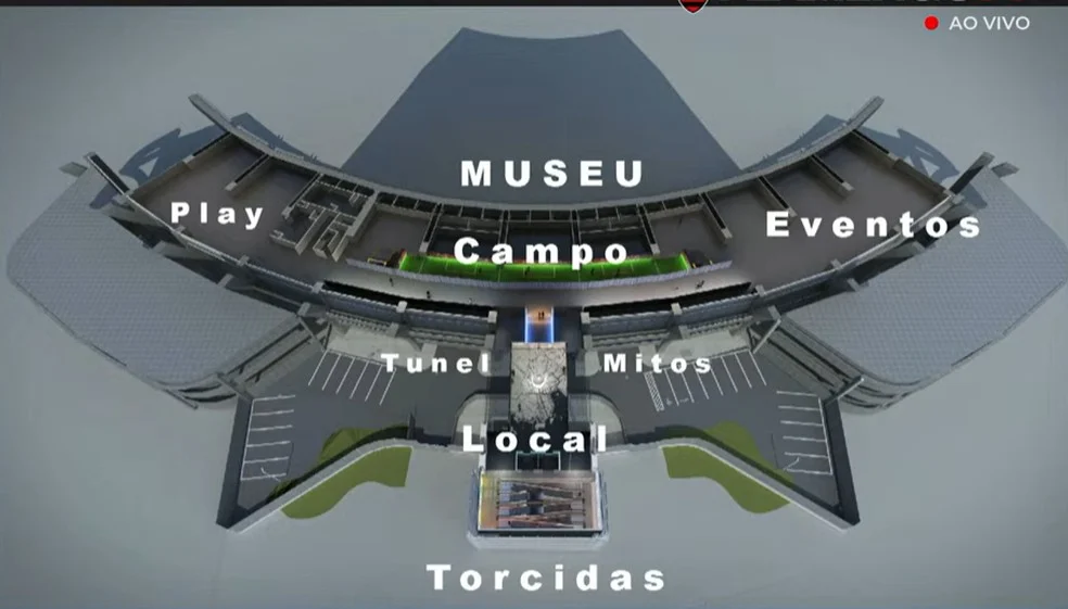 Novo museu do Maracanã: projeto de espaços imersivos