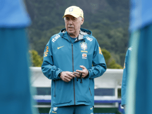 Carlo Ancelotti, técnico da seleção brasileira, em coletiva
