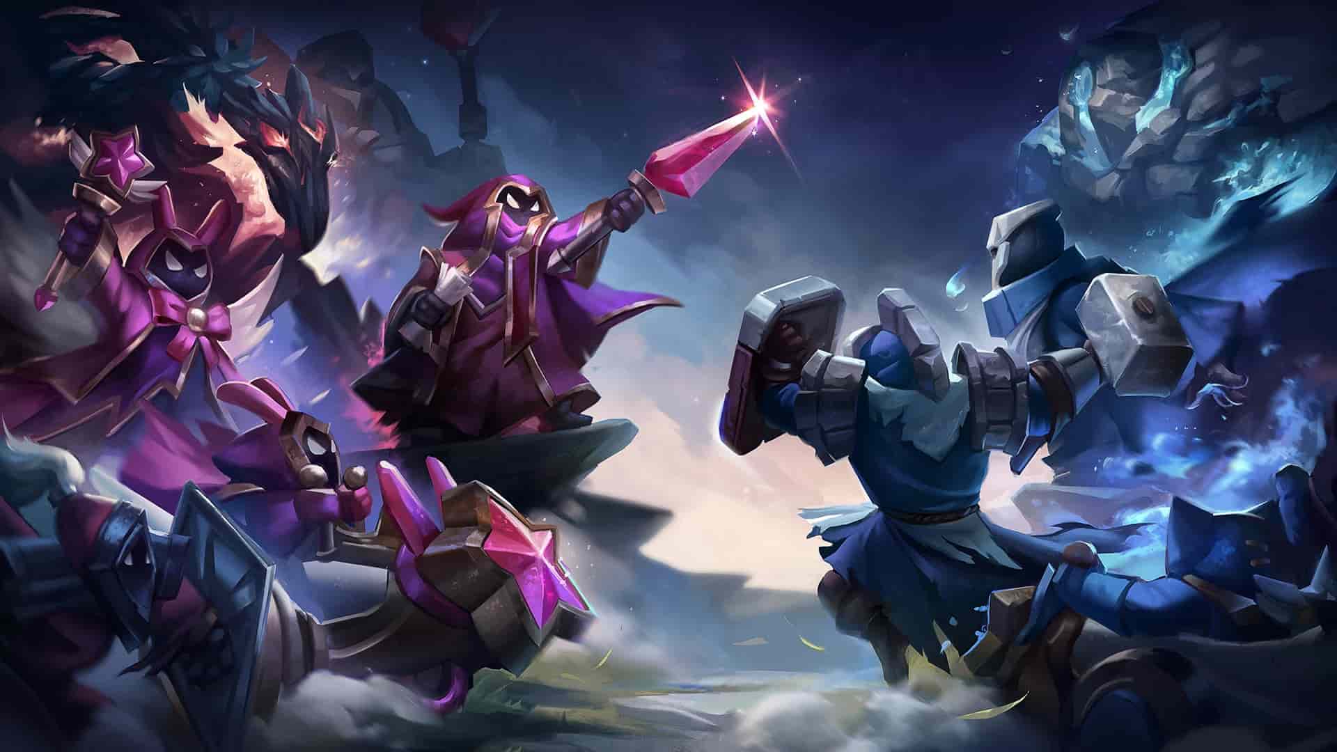 Jogador usando assistência de Last Hit no LoL