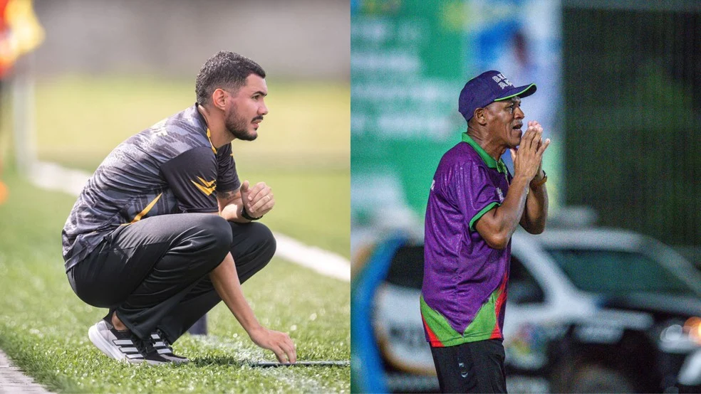 Treinadores Minga e Breno Nery na final do Amapazão Série B